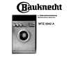 BAUKNECHT WTE9646A Owners Manual