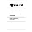 BAUKNECHT CS2270WS Owners Manual