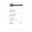 BAUKNECHT ES3482/2482SW Owners Manual