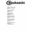 BAUKNECHT KGIC 3543/0 Owners Manual
